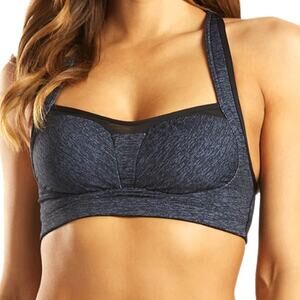 TYR MANTRA LILY Sports Bra Top Padded Max Support Black Sz Small 4/6 NWOT